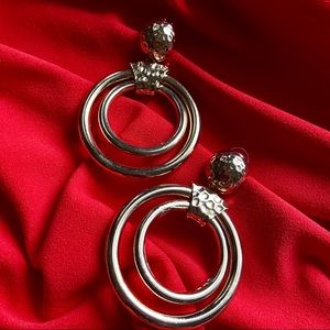 New Double Gold Hoop Earrings 💫